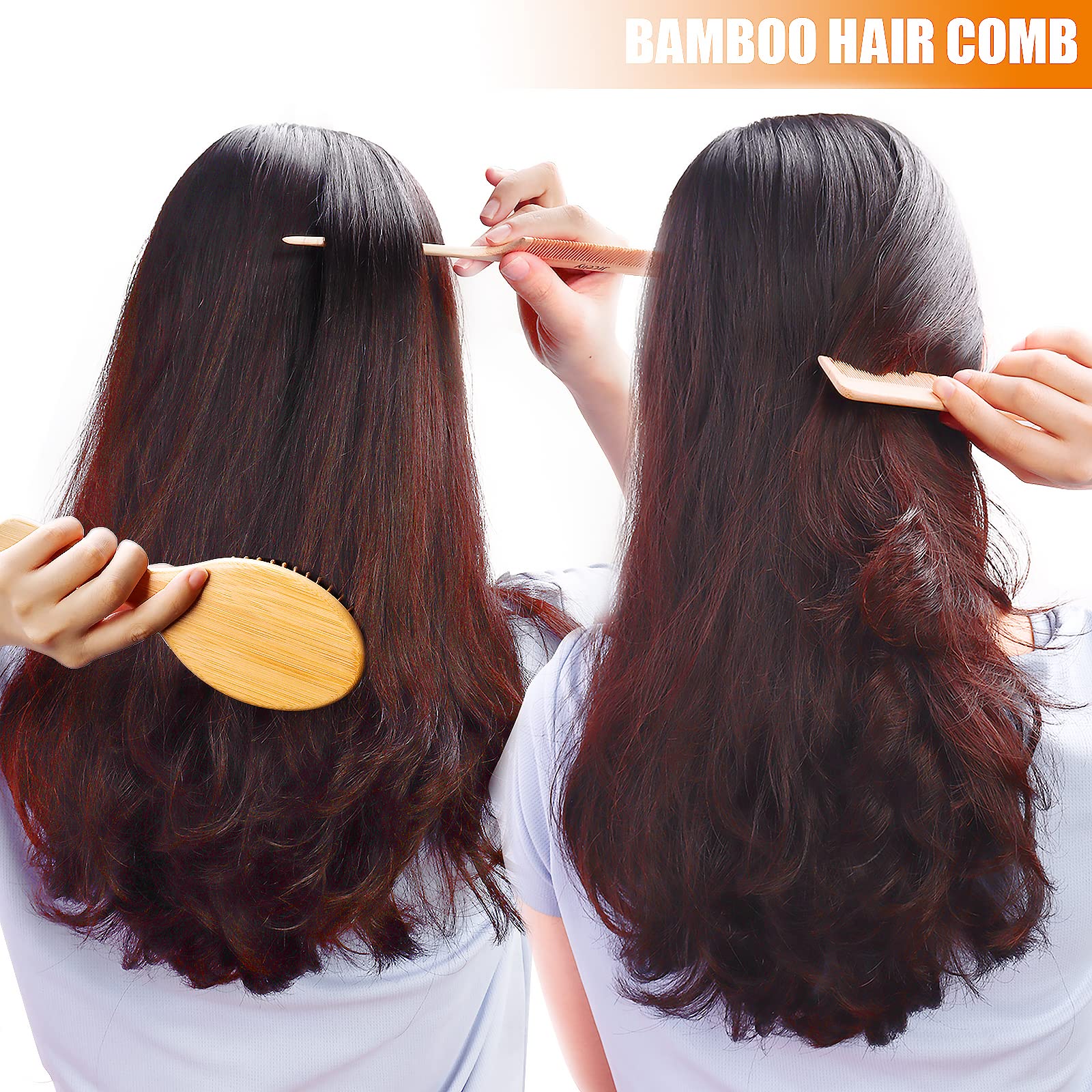 Jrceliy all-hair-types brush coverage for straight to curly hair