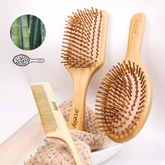 Jrceliy detangling brush gliding through hair for smooth brushing