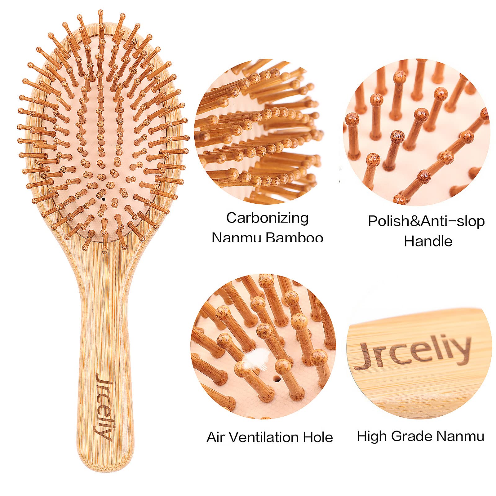 Jrceliy gift-ready bamboo brush set packaging
