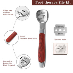 JRKOETY callus shaver with removable head for easy blade changes