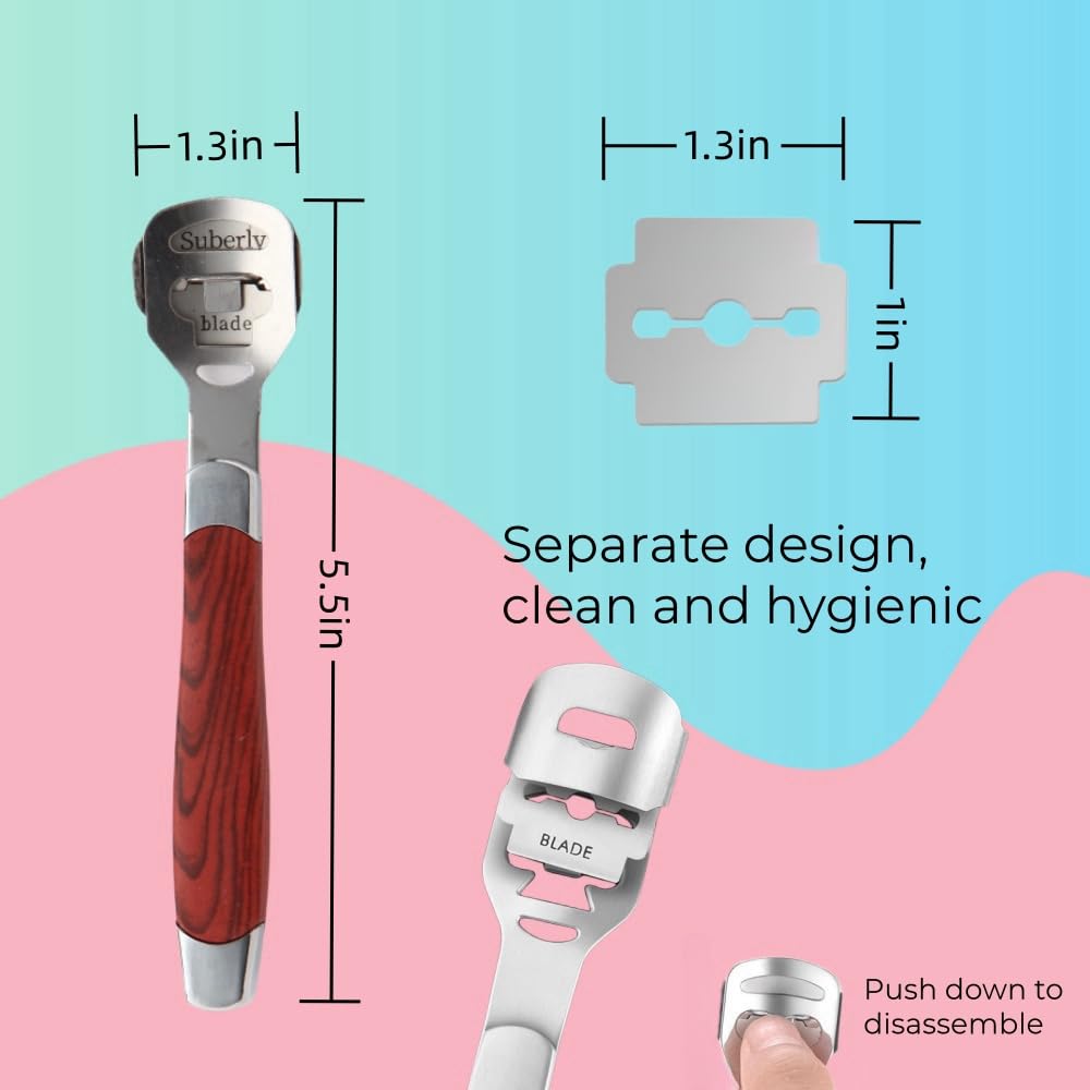 JRKOETY ergonomic plastic handle offers comfortable grip for precise grooming