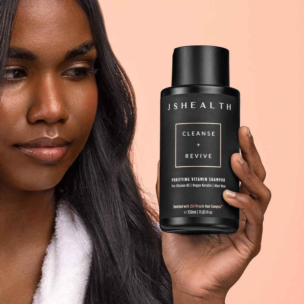 Scalp massage with JSHealth Purifying Keratin Shampoo