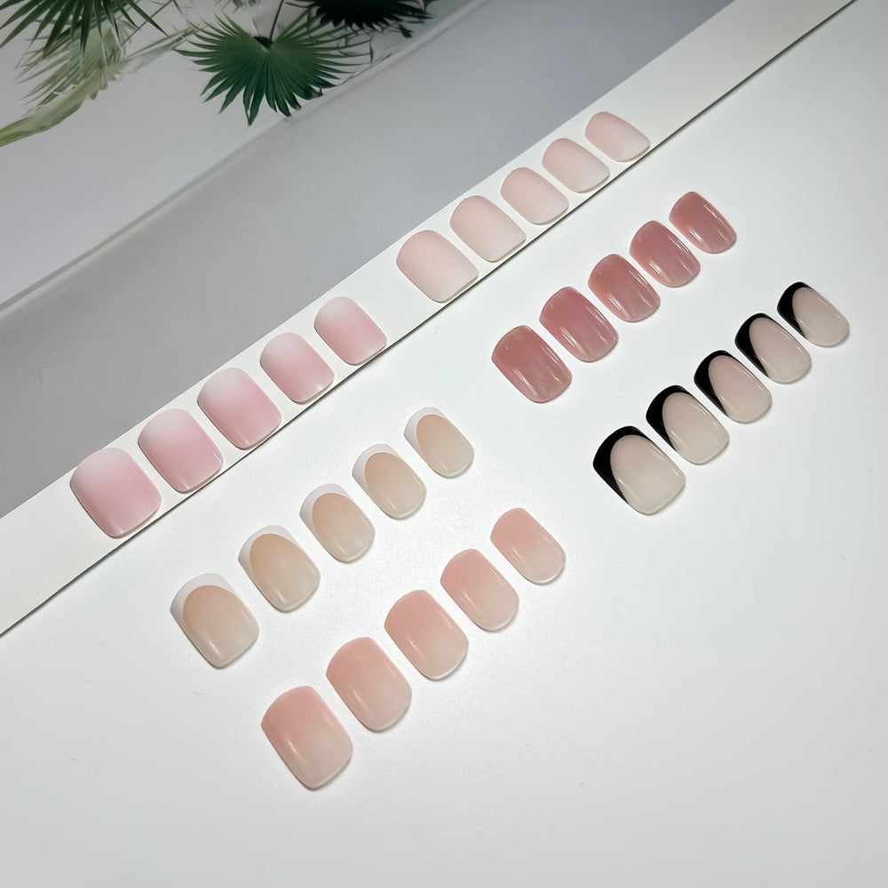 Jsiallye six-style collection nails offering diverse manicure options