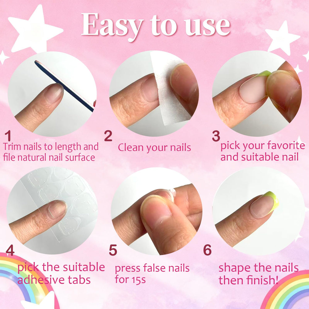 Jsiallye Christmas-patterns kids nails add festive charm to party looks.
