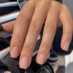  Jsiallye nude glazed gradient nails for versatile everyday wear
