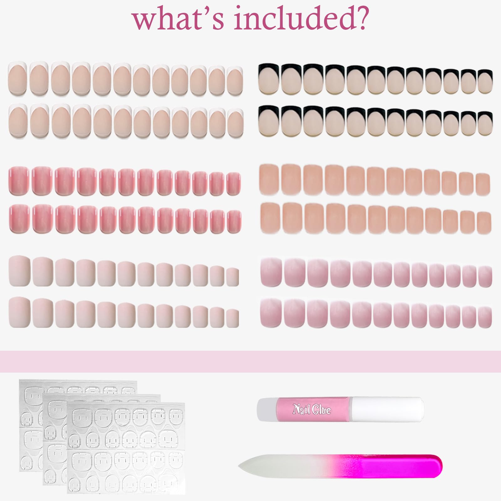Jsiallye reusable nail plates easy removal and reshaping