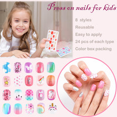 Jsiallye uñas prepegadas con adhesión segura, sin necesidad de pegamento extra.