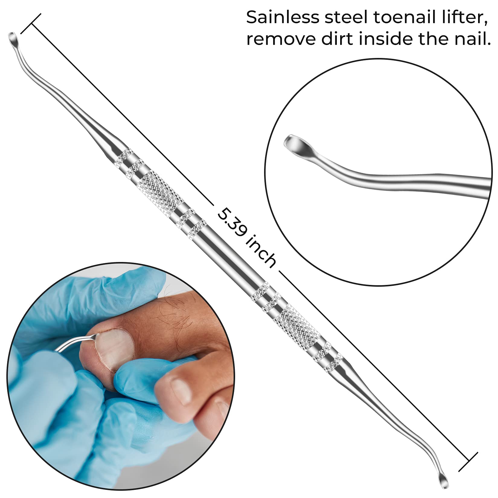 JTIEO nail file smoothing after treatment for even nails