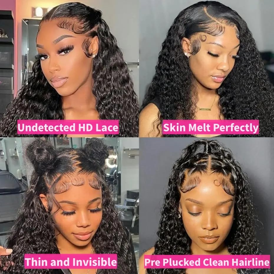 JTMMP versatility with side or middle part on deep wave wig