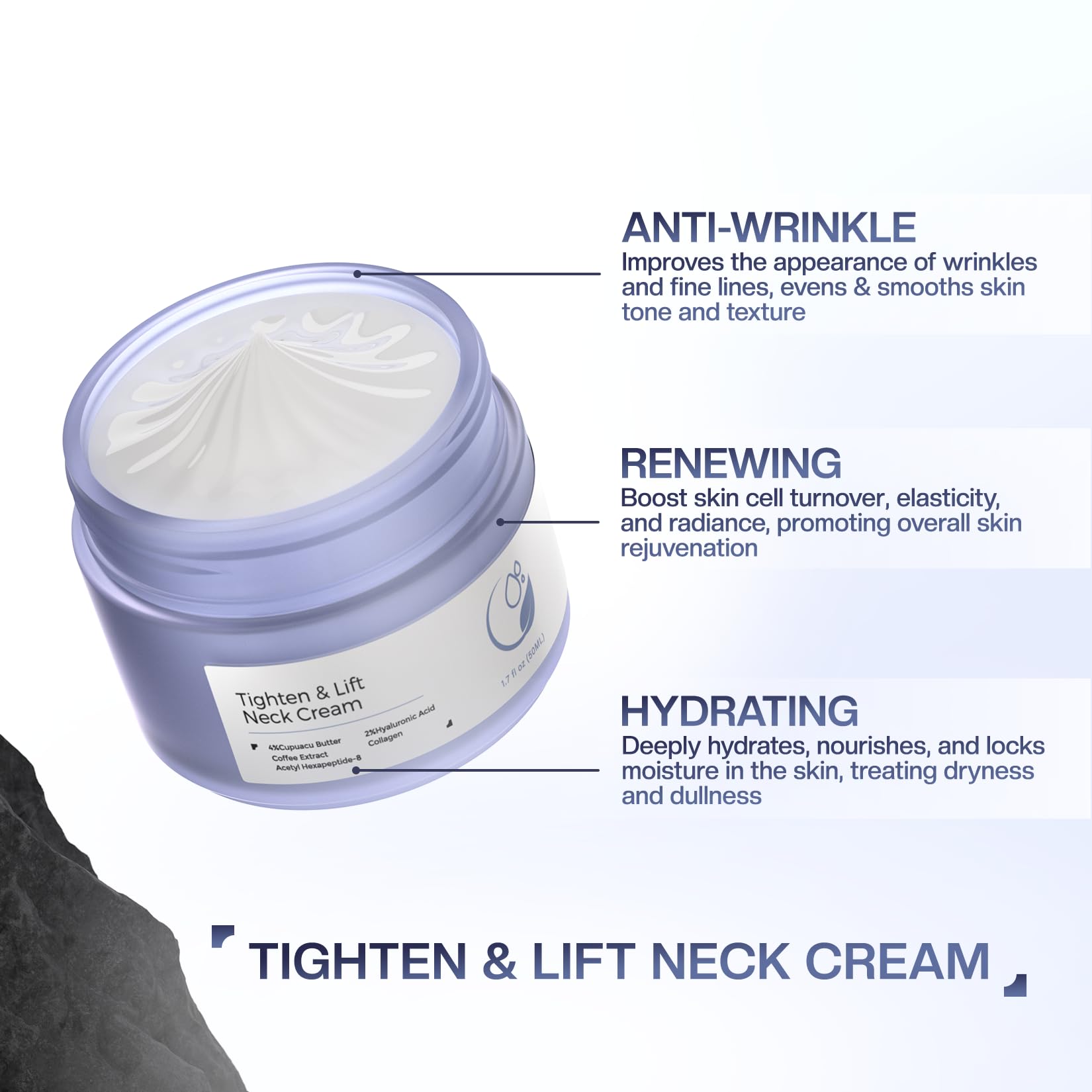 Contorno de cuello más definido con la crema Jtopyrt.