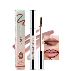 JUAAZIN Labial desprendible en rosa delicado para un look suave y duradero