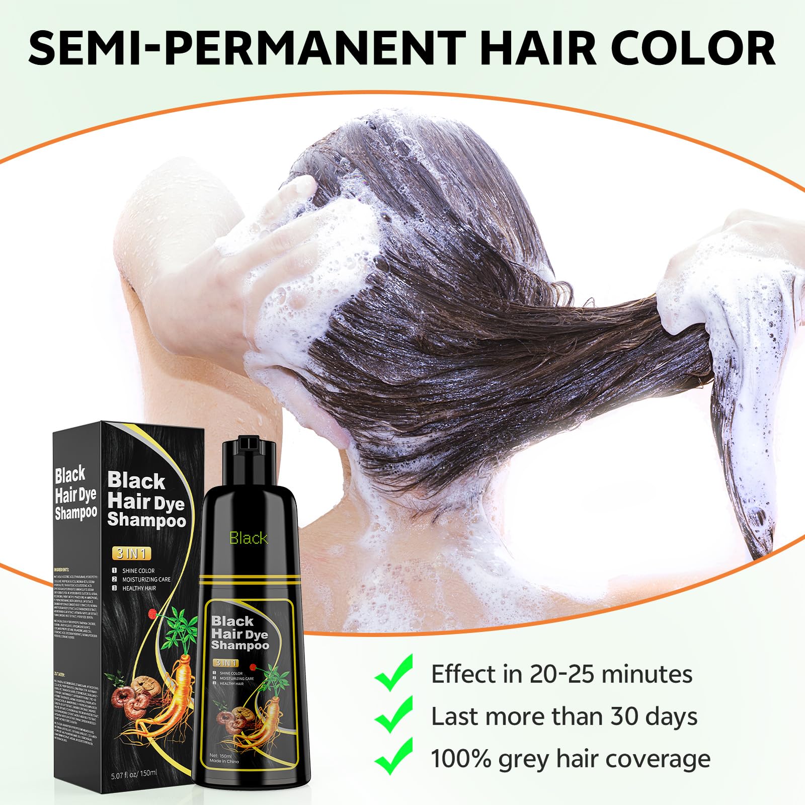 JUANCHI rinse scene shows easy wash-out and gentle cleansing