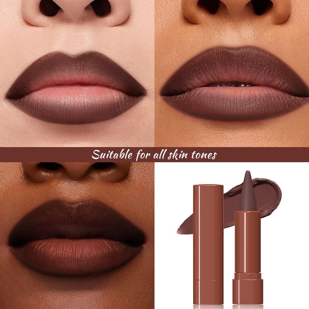 JUAAZIN 2-in-1 lip liner and lipstick for versatile looks.