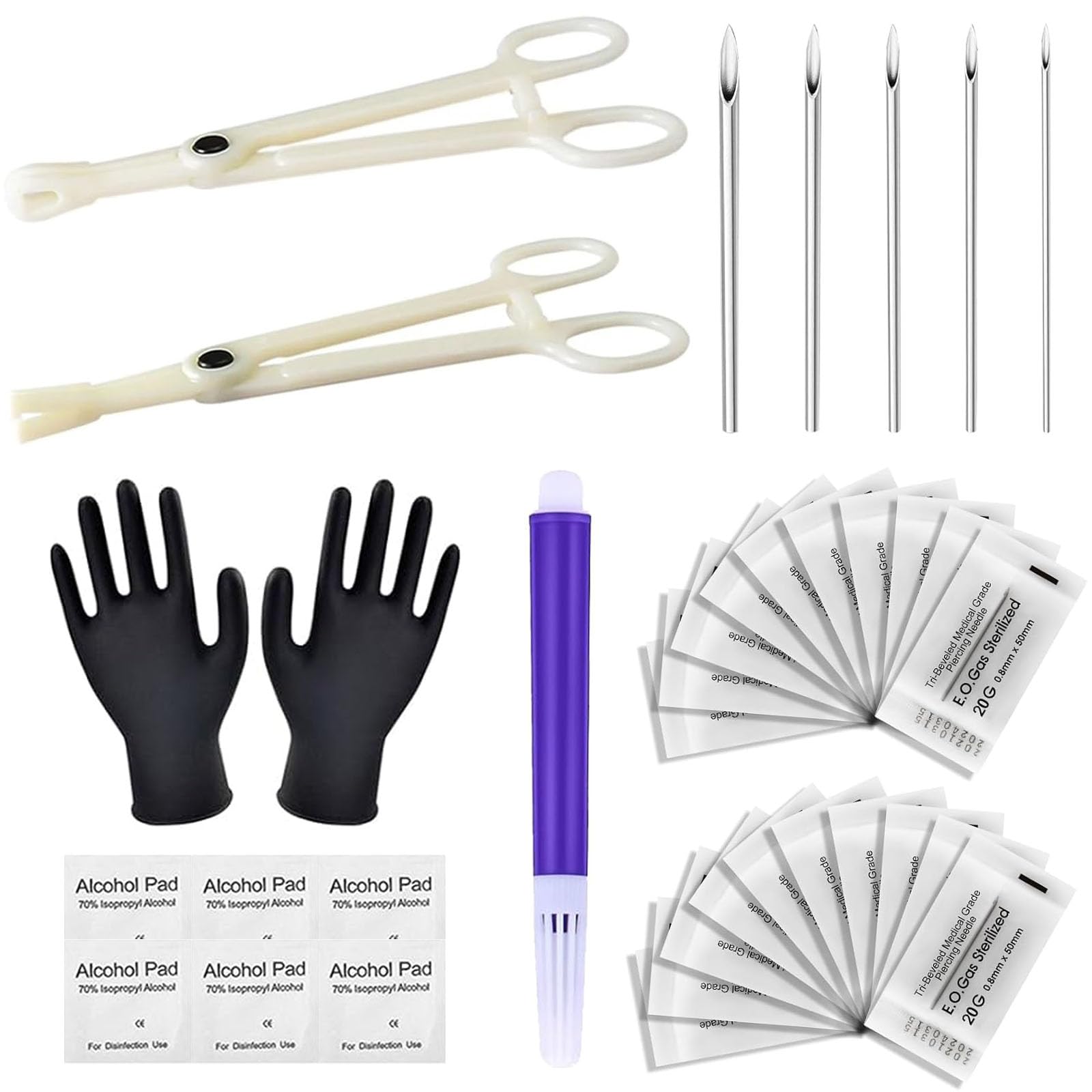Judero kit de perforación 36 piezas, útil para múltiples tipos de perforación.