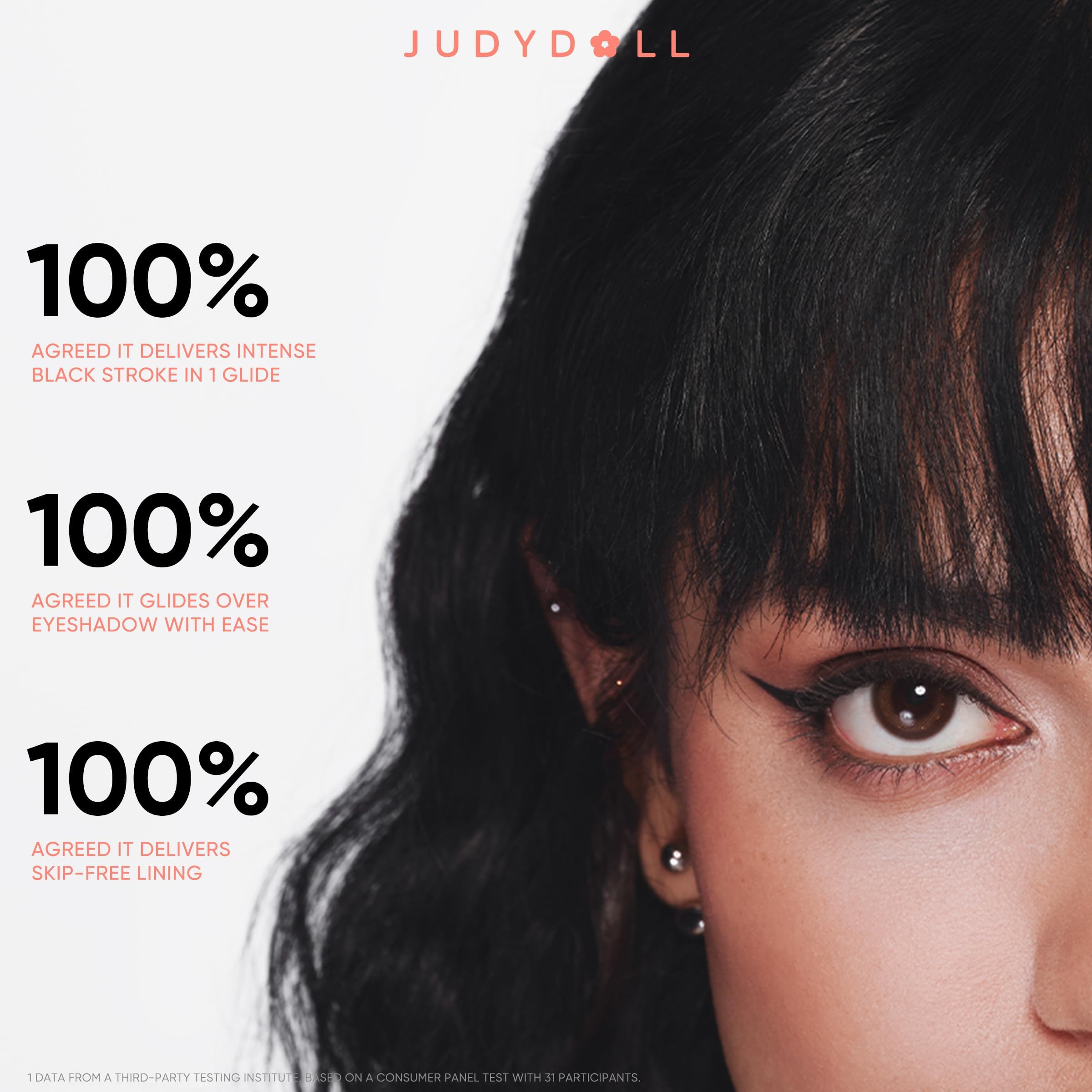 Confort y uso diario con delineador JUDYDOLL.