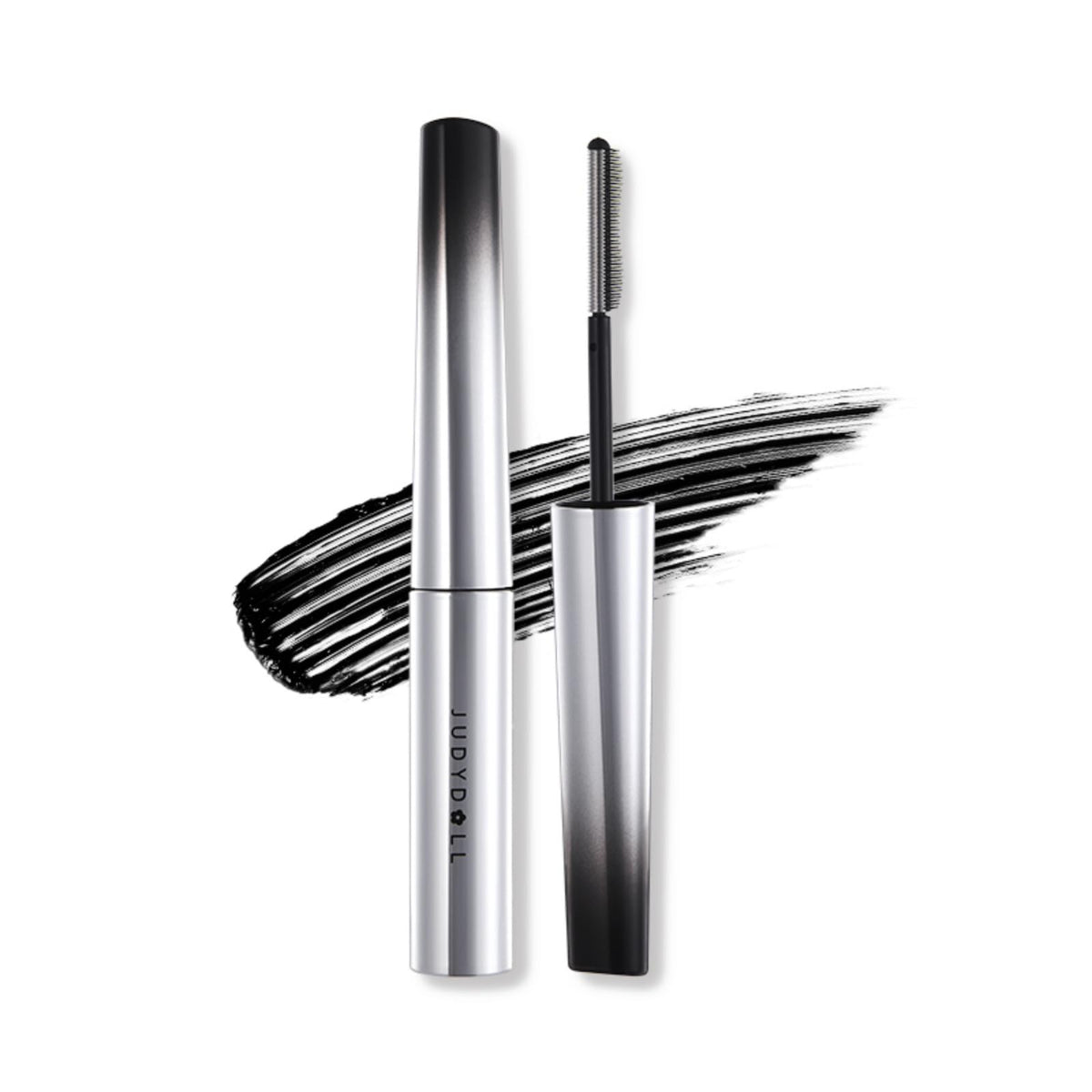 JUDYDOLL mascara pluma ala doble para separación suave y definición diaria.