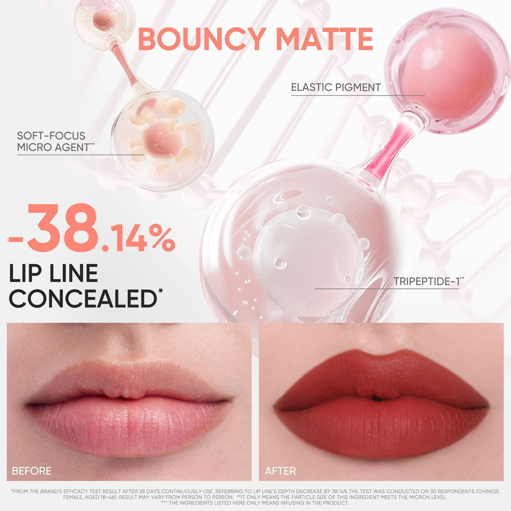 JUDYDOLL labial crema mate, a prueba de transferencia.