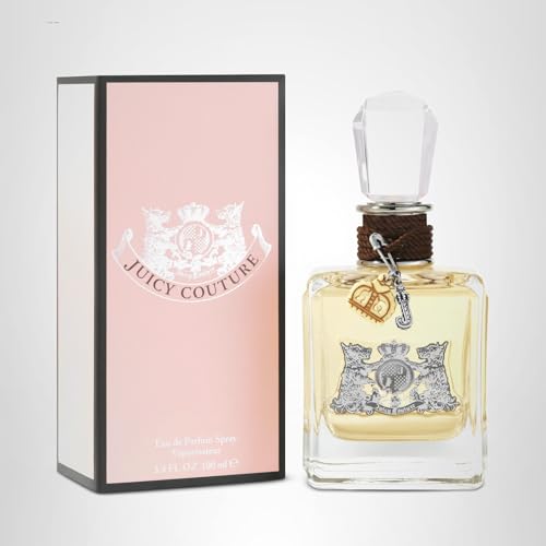 3.4 oz Juicy Couture bottle indicates a substantial fragrance size.