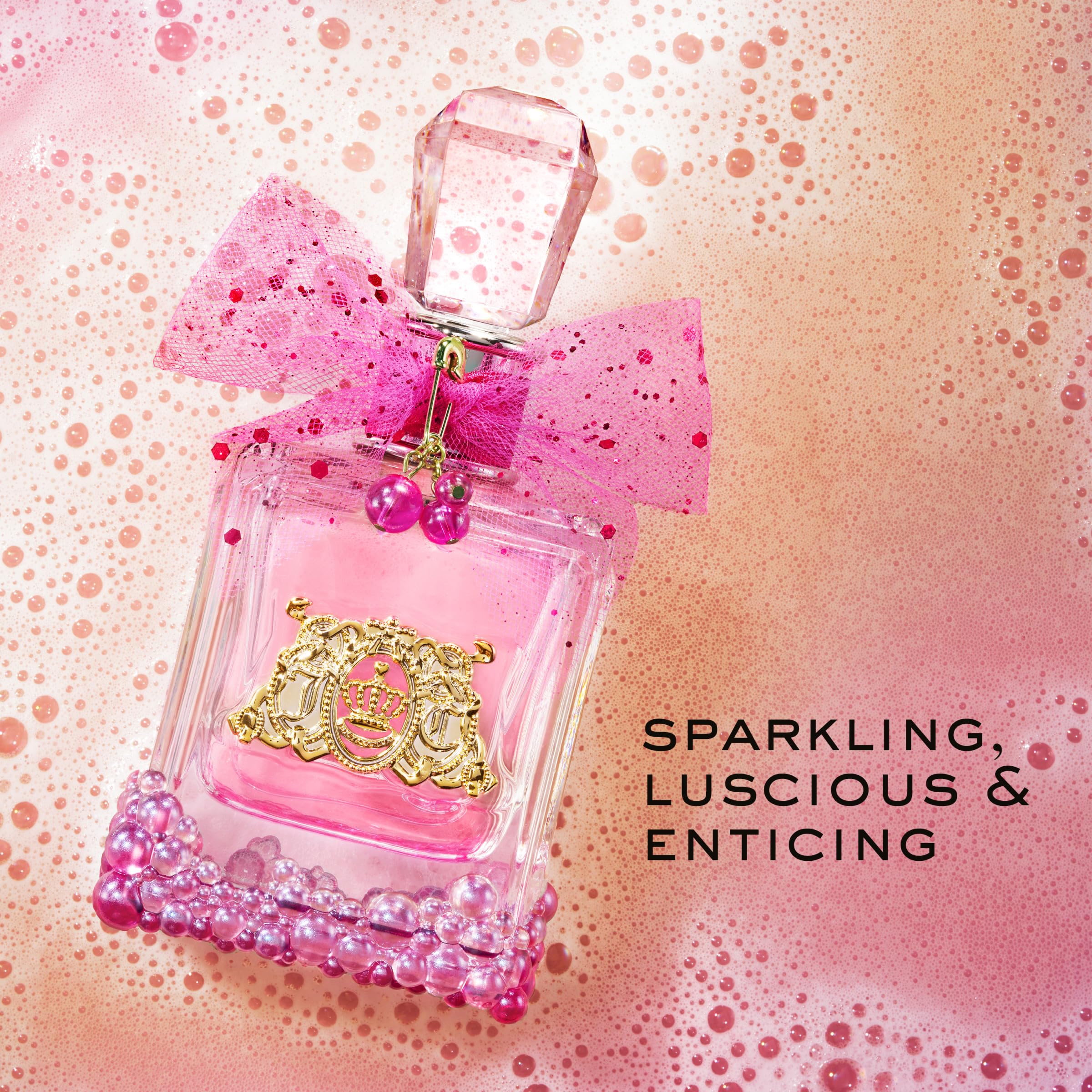Juicy Couture Amber Gardenia note illustration adds depth to the Viva La Juicy collection.