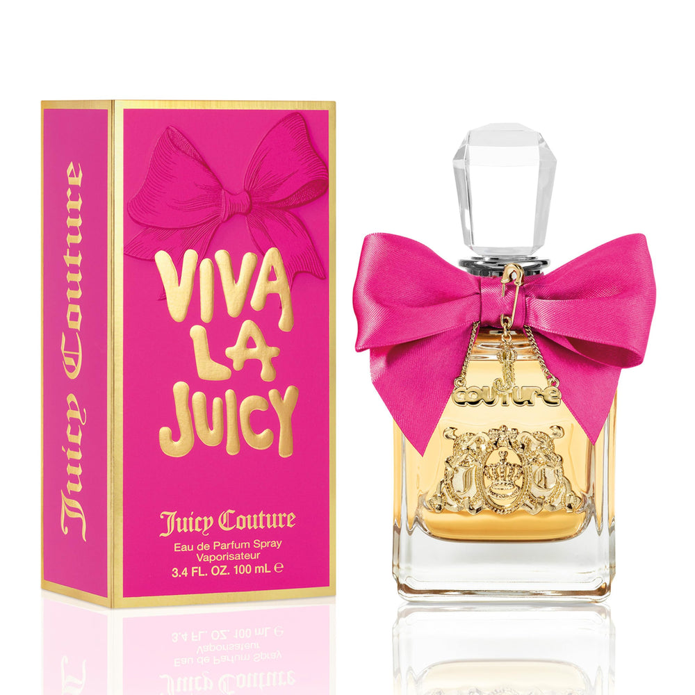 Juicy Couture Viva La Juicy EDP bottle close-up for daily elegance.