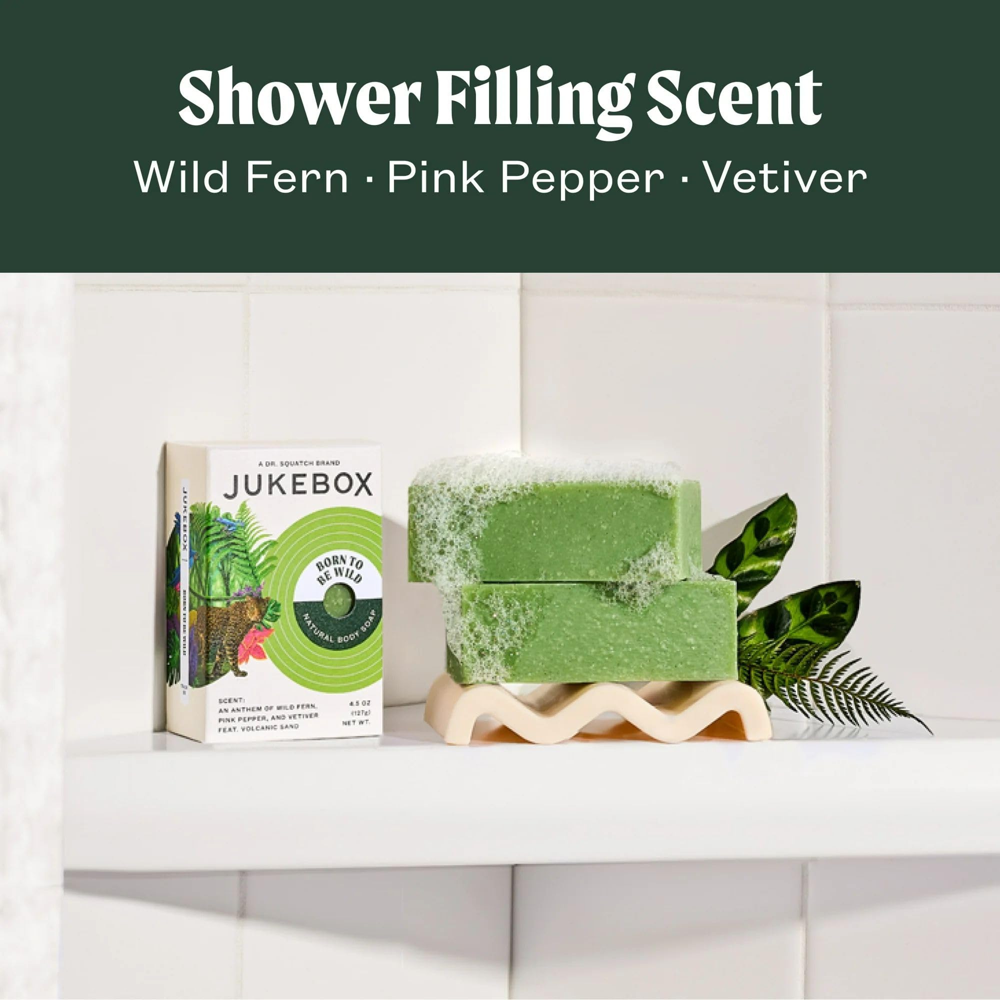 JUKEBOX Born to Be Wild soap with vetiver note for grounding ritual