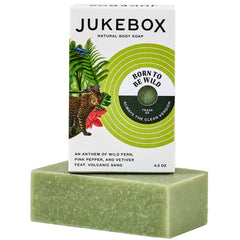 JUKEBOX Born to Be Wild soap with wild fern scent for a refreshing shower