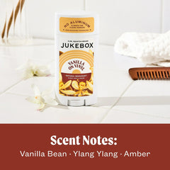 Aroma vainilla en JUKEBOX para mujer, nota envolvente y relajante.