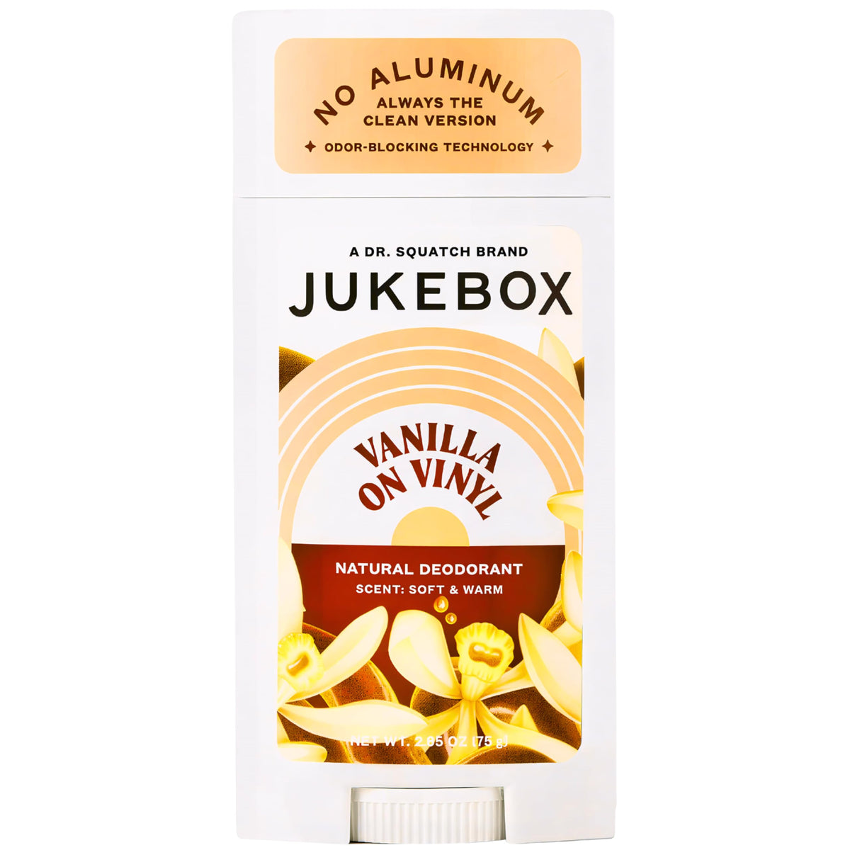 Desodorante JUKEBOX para mujer en envase, ideal para uso diario y comodidad.