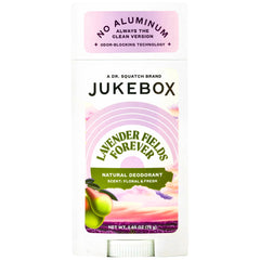 Desodorante JUKEBOX para mujeres con lavanda-campo, aroma floral y frescura duradera.