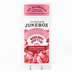 Desodorante JUKEBOX para mujer con rosa mosqueta, aroma suave diario.