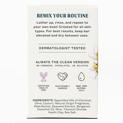 JUKEBOX Sky Blue Malibu soap pack side highlighting cruelty-free formula