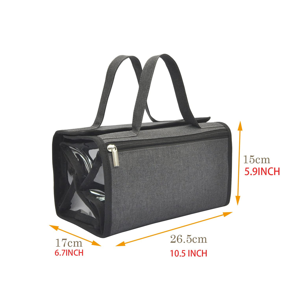 Jula Vance 4-in-1 clear pouches for versatile storage and quick viewing