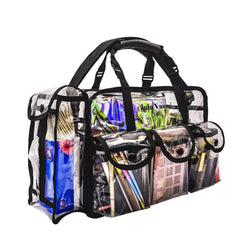 Jula Vance tissue holder view highlights convenient tissue access during makeup sessions.