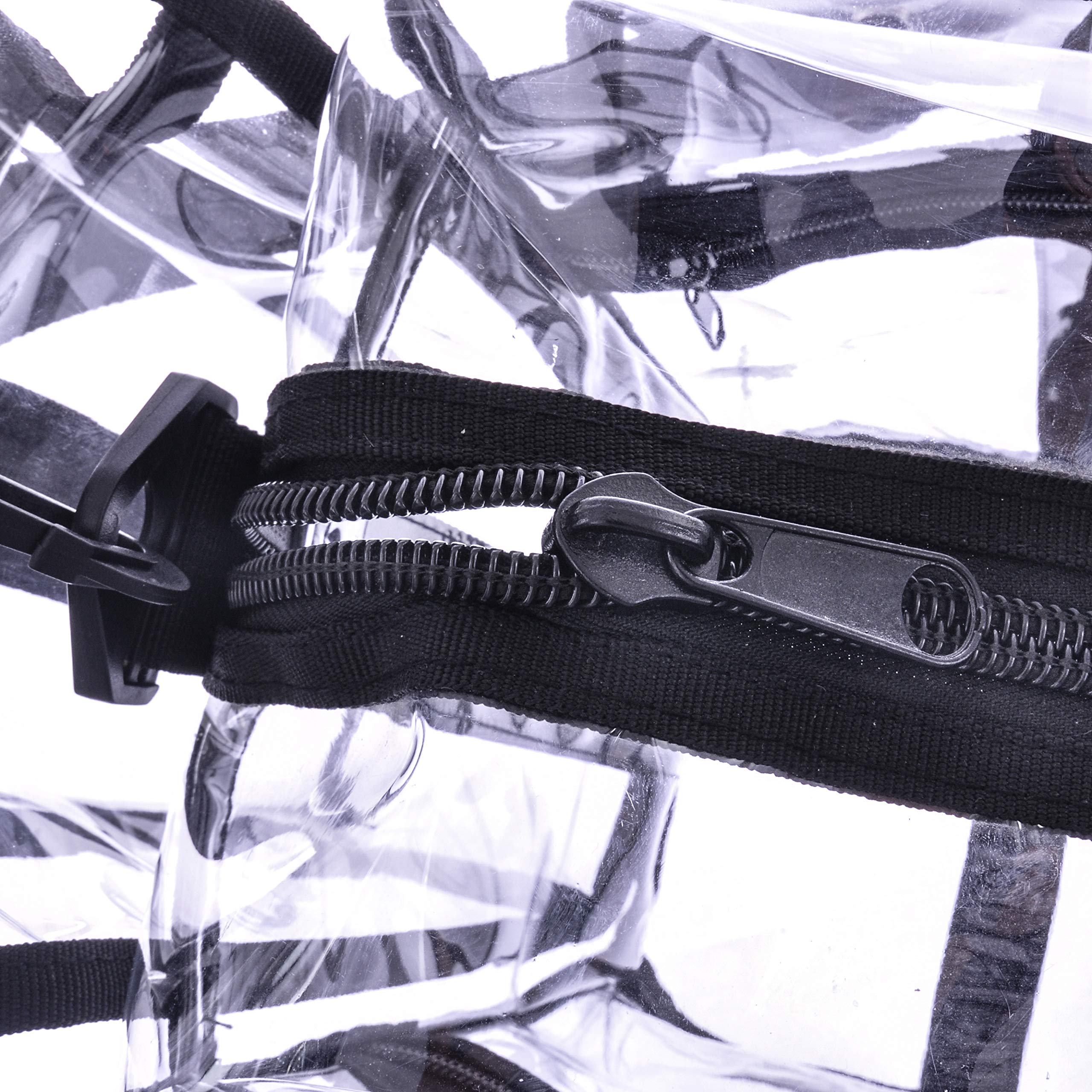Jula Vance multifunctional bag supports travel, retail packaging, or clear stadium use.
