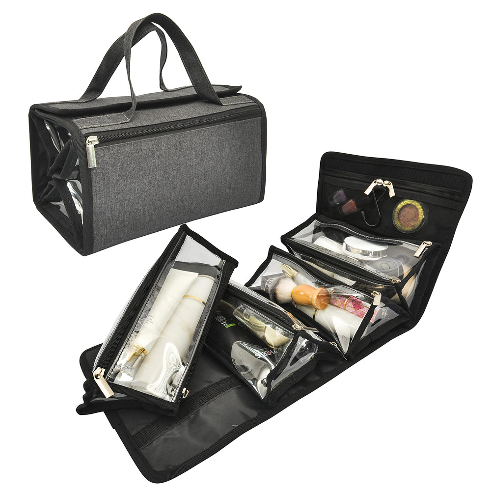 Jula Vance roll-up storage organizer ready for compact packing