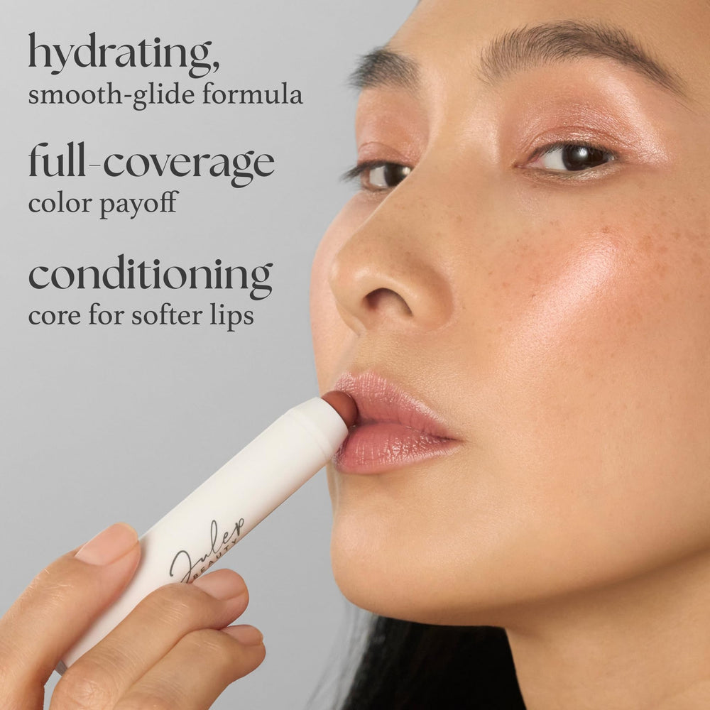 Julep Bálsamo Tint textura cremosa para aplicación suave.