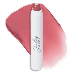 Bálsamo teñido Julep Canyon Rose: empaque compacto para retoques hidratantes.