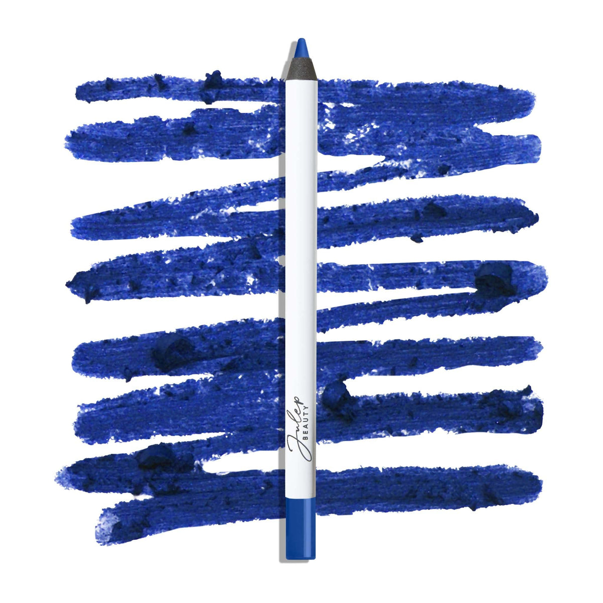 Delineador Julep de gel azul océano en primer plano para acabado definido.