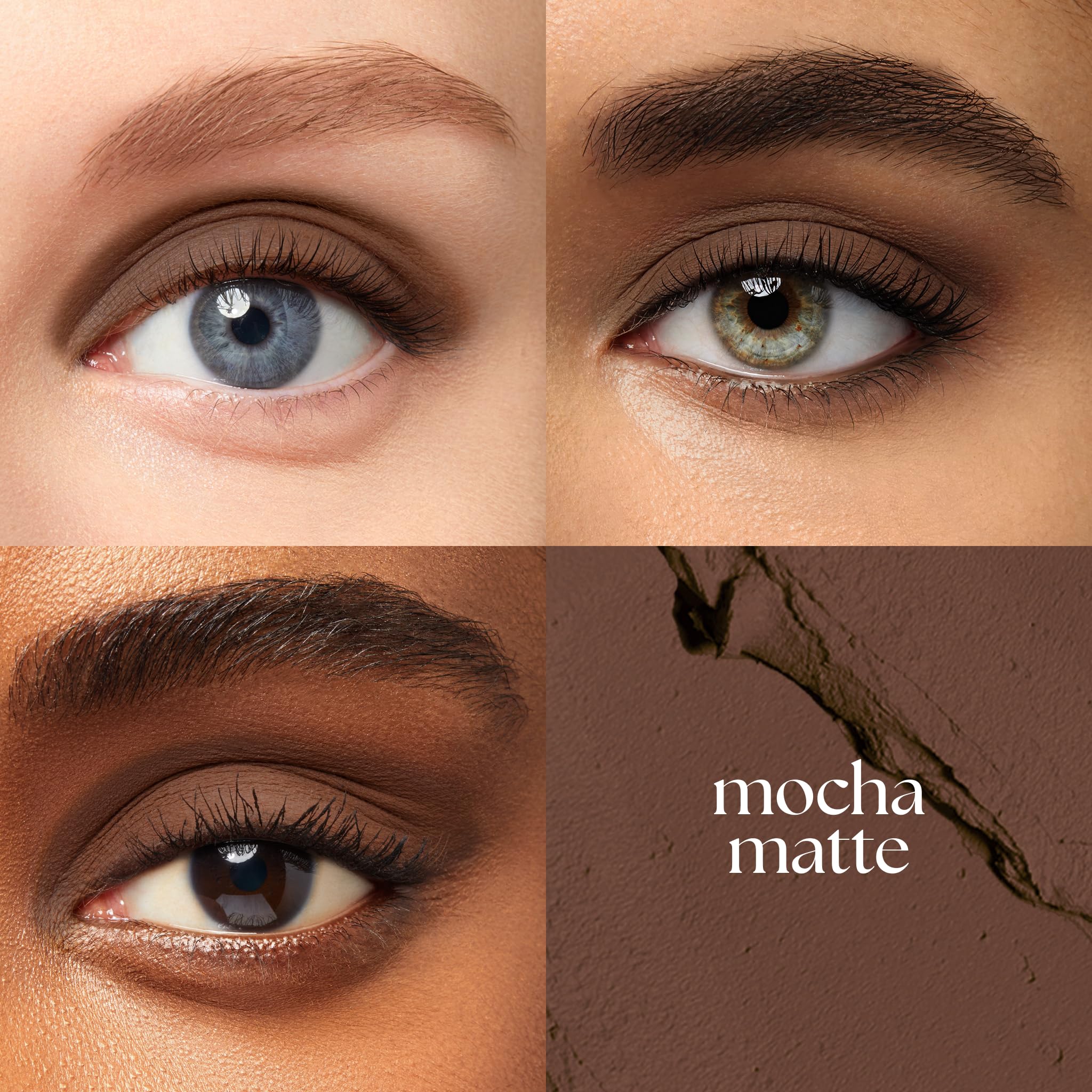 Julep Eyeshadow 101 Mocha Matte application demonstrates smooth blend and buildable color.