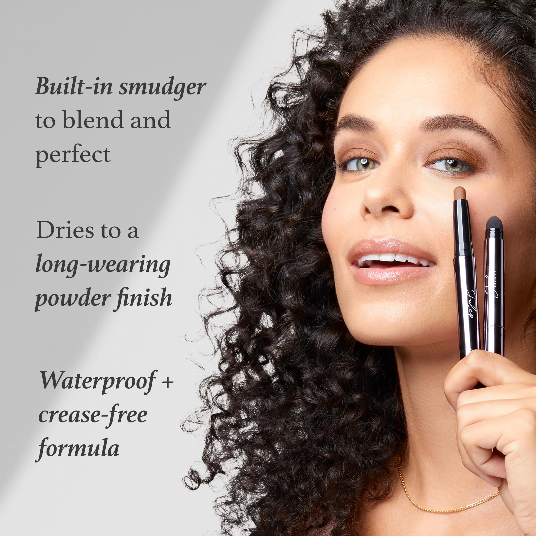 Julep Eyeshadow 101 waterproof formula resists sweat and humidity.
