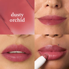 Bálsamo labial Julep con cobertura total, color intenso y acabado ligero.