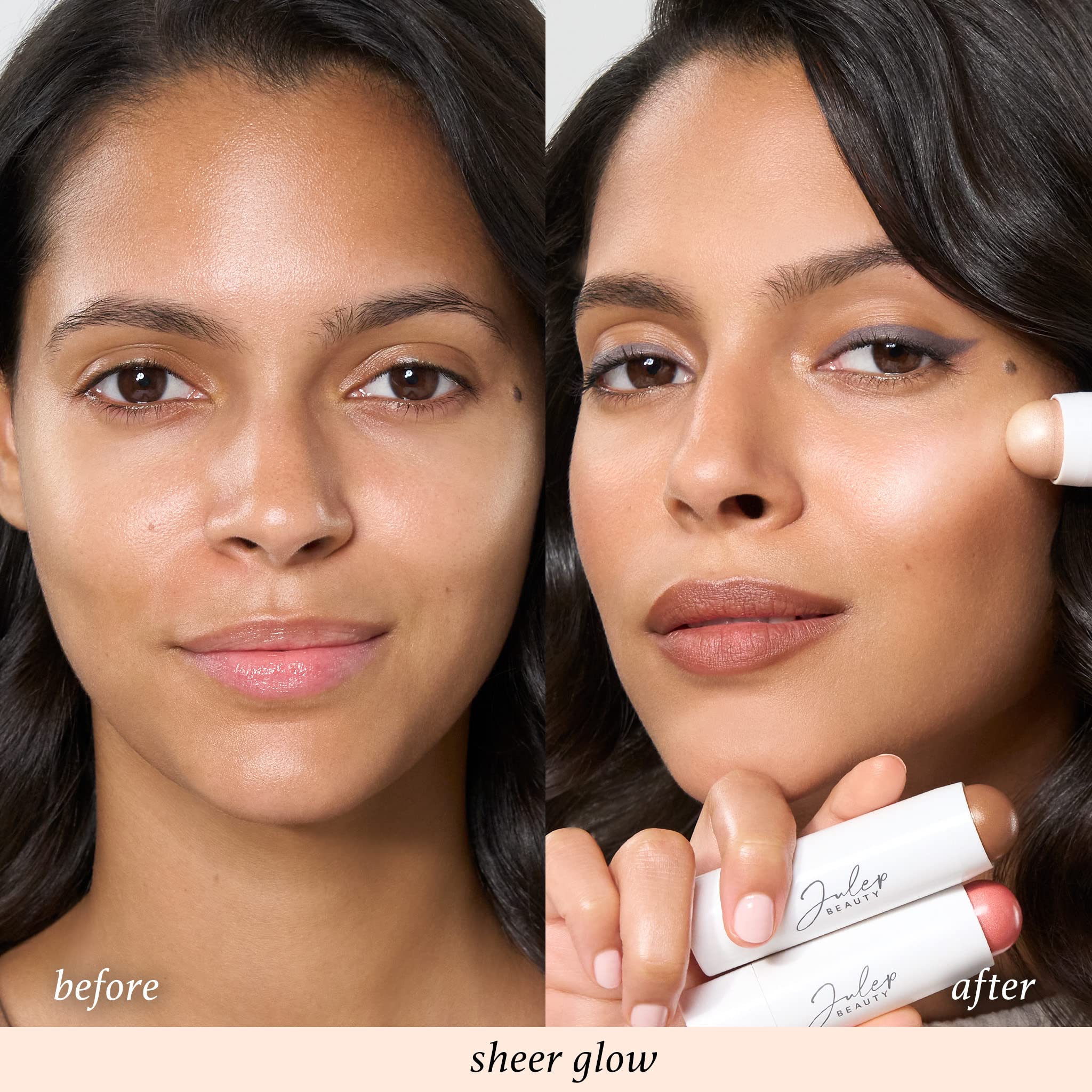 Julep Skip The Brush Highlighter Stick soft glow with no brush needed.
