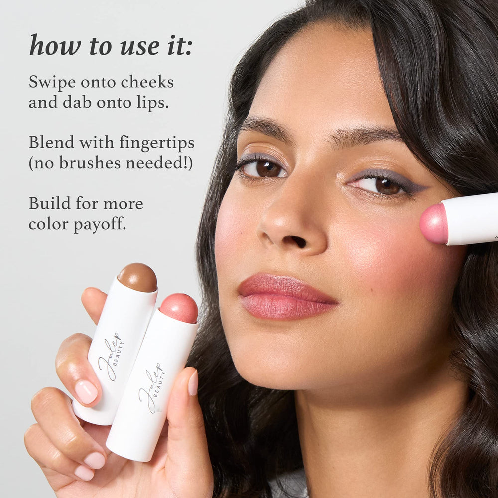Julep Skip The Brush Stick, acabado en polvo sedoso y duradero