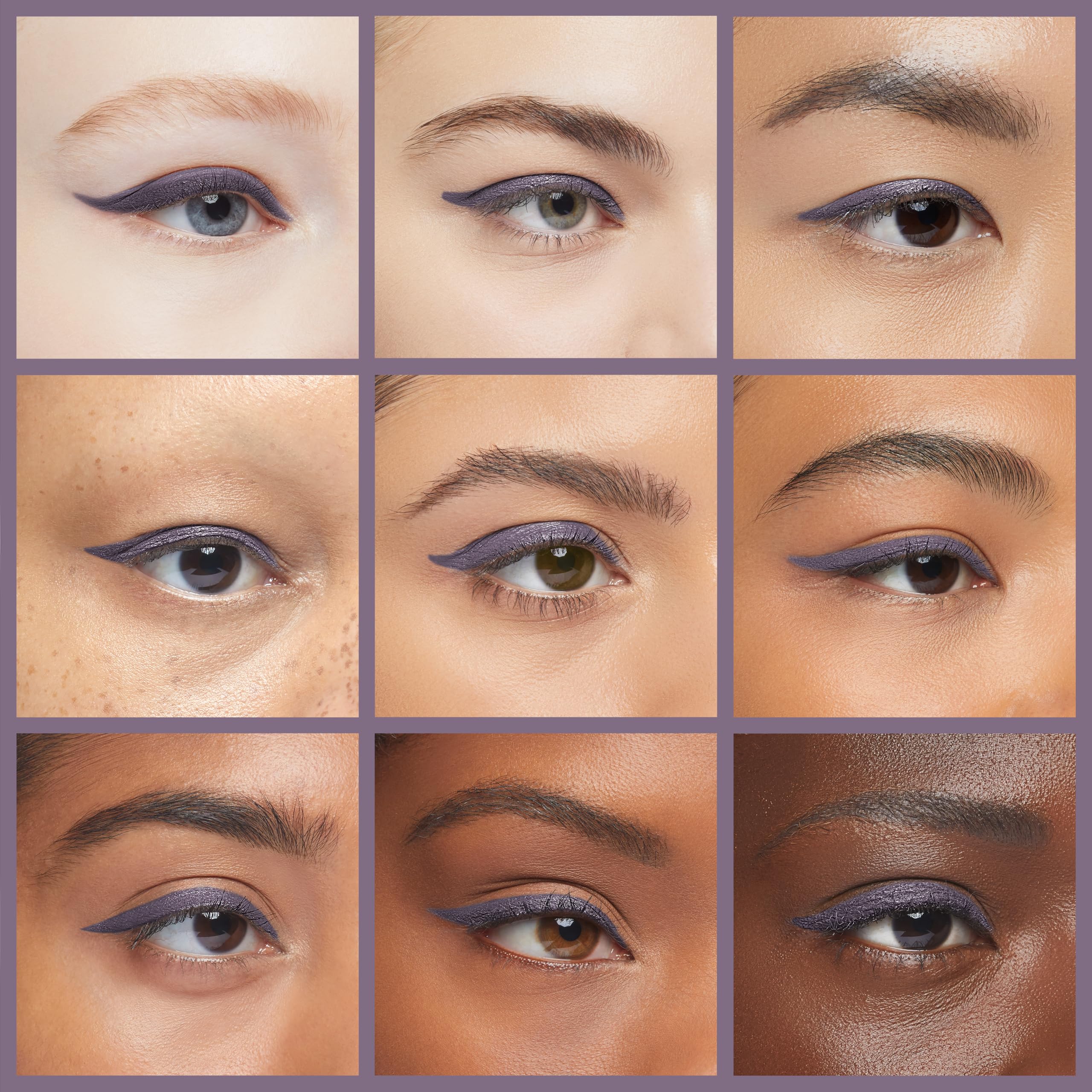 Julep When Pencil Met Gel Smoky Plum acabado brillante.