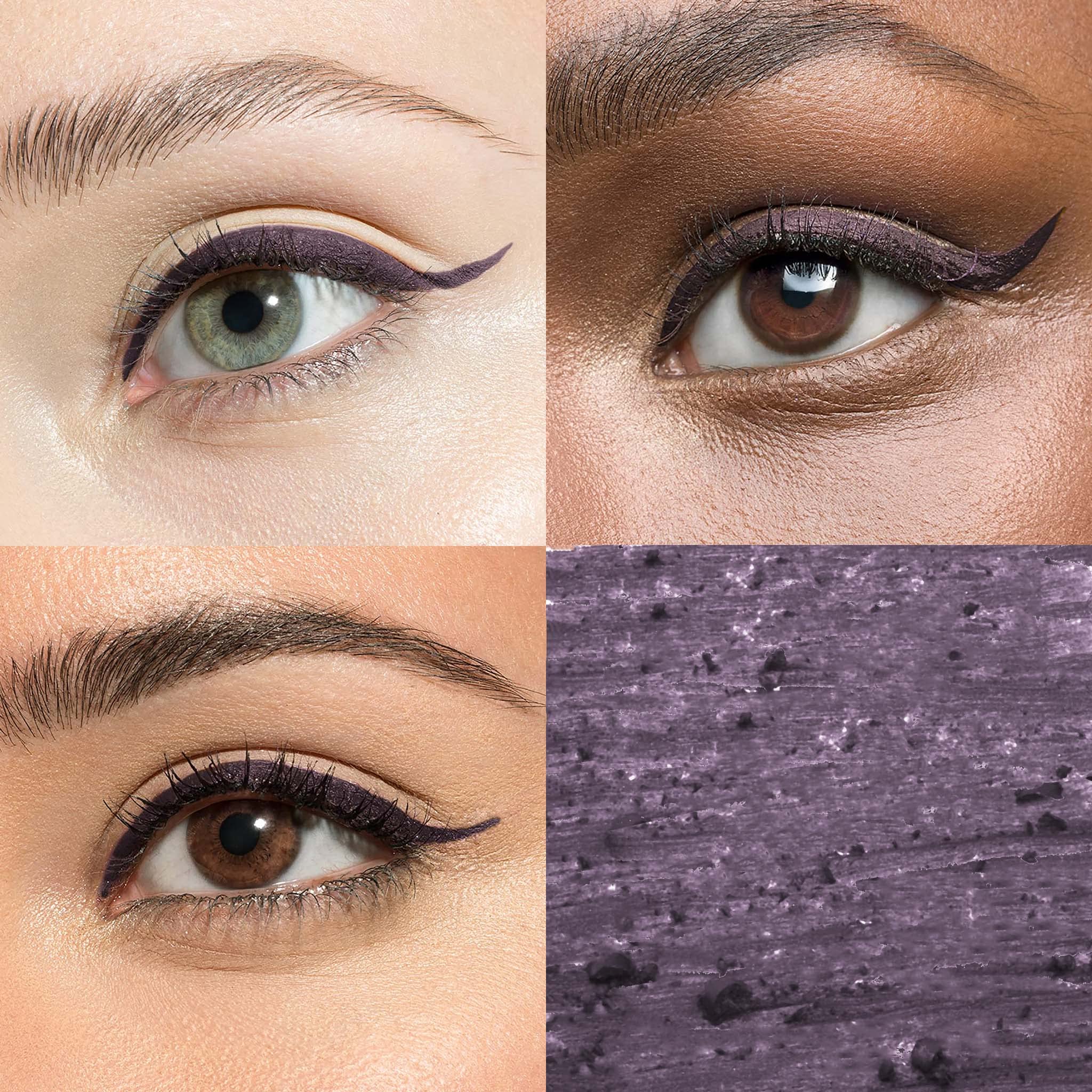 Delineador gel Smoky Plum de Julep ideal para ojos sensibles.