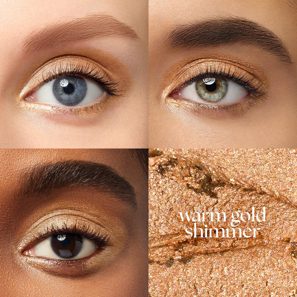 Sombra de ojos 101 Julep tono dorado cálido en crema a polvo
