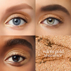 Sombra de ojos 101 Julep tono dorado cálido en crema a polvo
