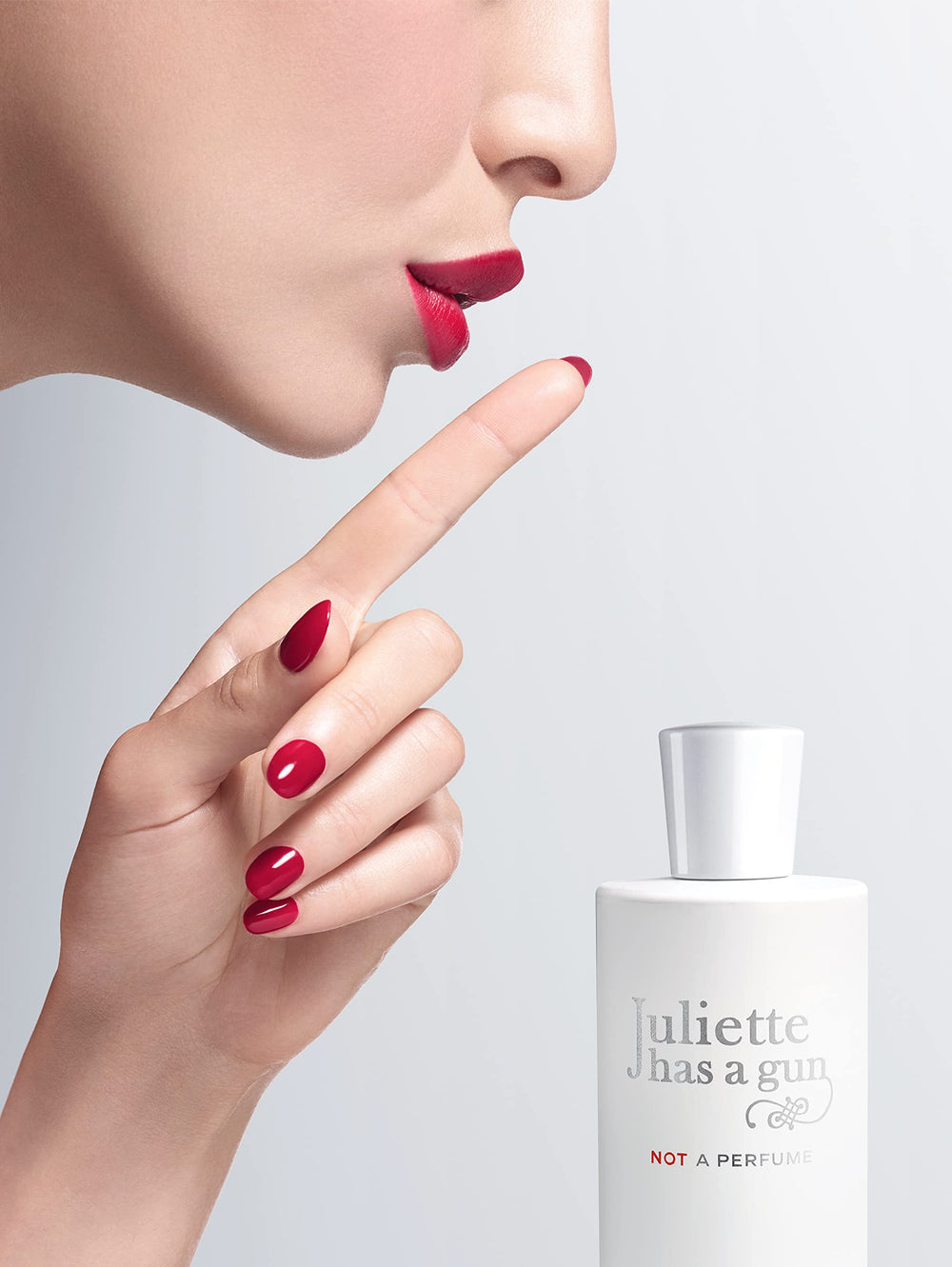 Not A Perfume cap detail underscores travel-friendly, streamlined packaging