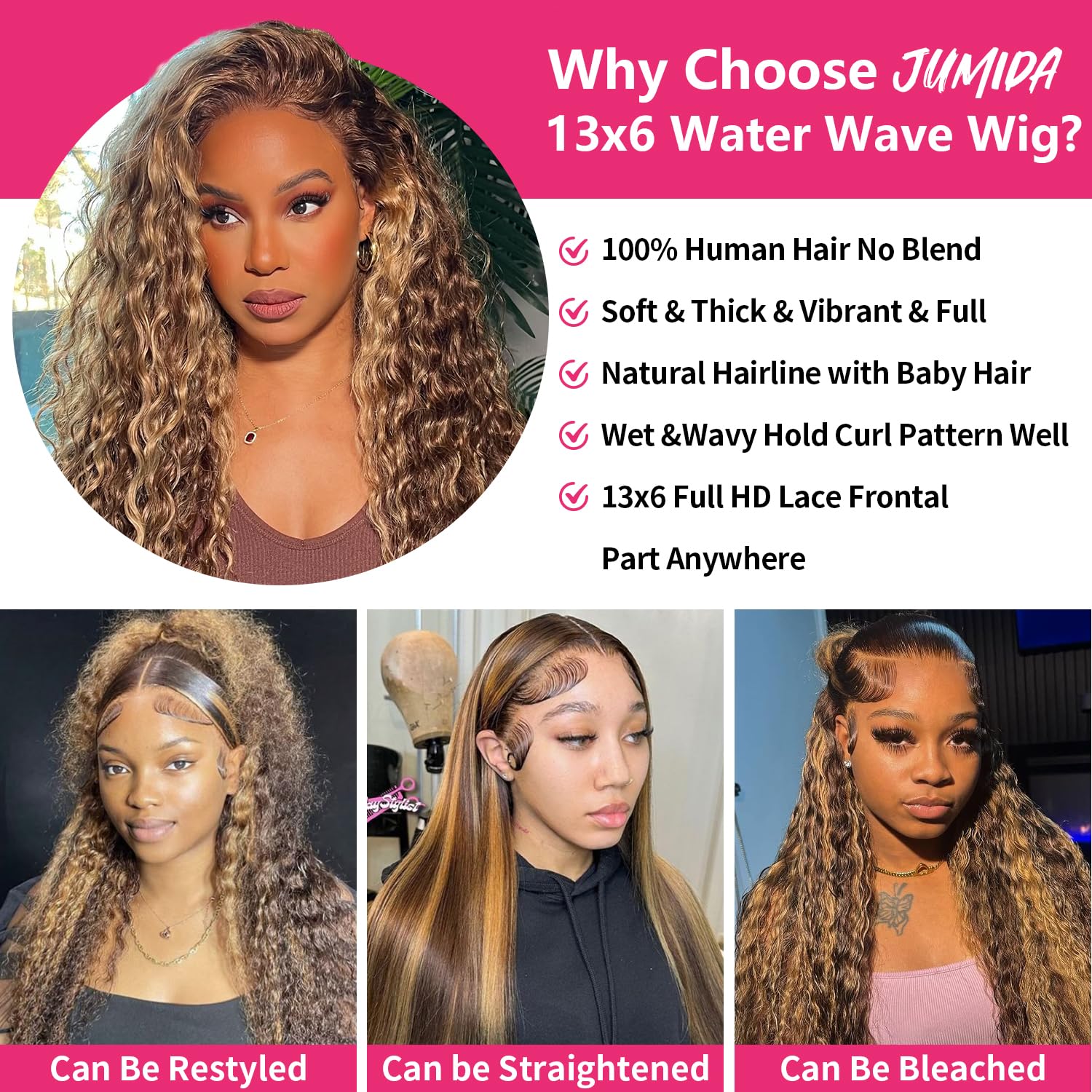 Jumida 427 ombre color highlights for a bold, versatile look