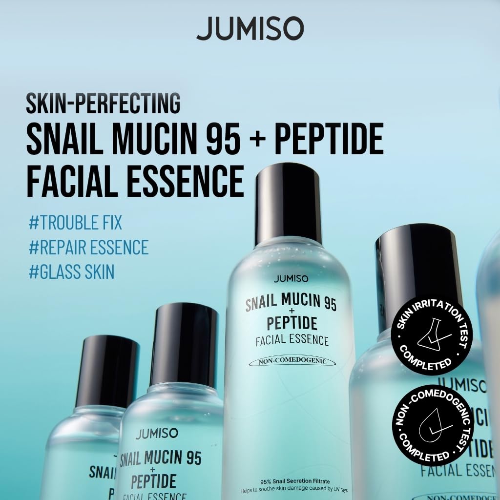 JUMISO Mucin Caracol 95 Peptidos Suero: enfoque ingredientes y clave para la hidratación.